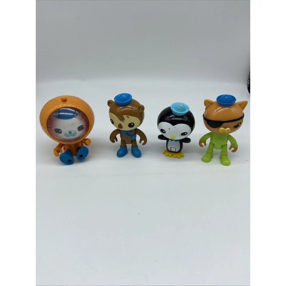 Mattel Octonauts Captain Barnacles Shellington Peso‎ Kwazii Lot (4) Figures
